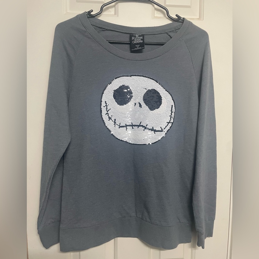 Disney’s The Nightmare Before Reversible Sequin Jack Skellington Sweatshirt